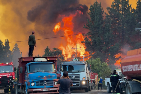 Arde El Bolsón (Fuente: EFE)