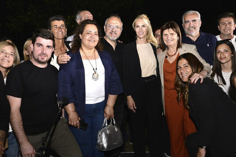 Fernadna Astorino con Diego Valenzuela y Patricia Bullrich. 