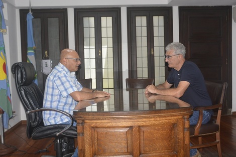 El radical Esteban Reino y el peronista Gustavo Barrera.