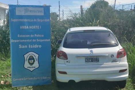 El implicado es Alan Cañete, quien le habría prestado el auto para cometer el robo