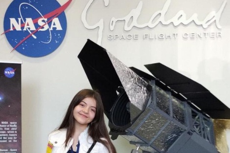 Aitana Ferreyra, estudiante de Ingeniería Mecatrónica en la Universidad Nacional de Cuyo (UNCuyo).