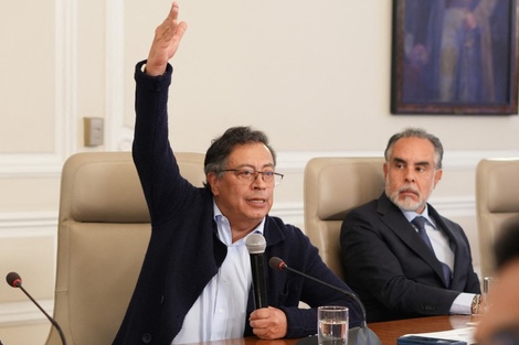 El Presidente Gustavo Petro, junto al hombre de la polémica, Armando Benedetti.