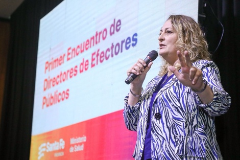 La ministra de Salud de Santa Fe, Silvia Ciancio.