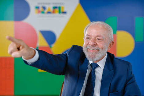 Lula da Silva, presidente de Brasil.