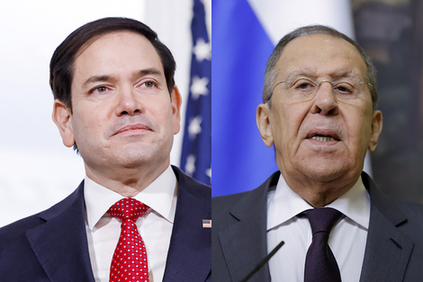 Marco Rubio y Serguei Lavrov.