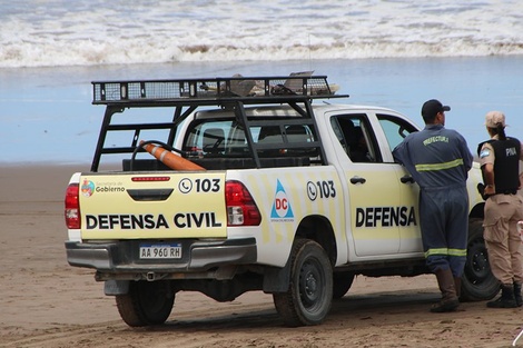 El operativo fue llevado adelante por un equipo conformado por Guardavidas, Prefectura, Cruz Roja y Defensa Civil   