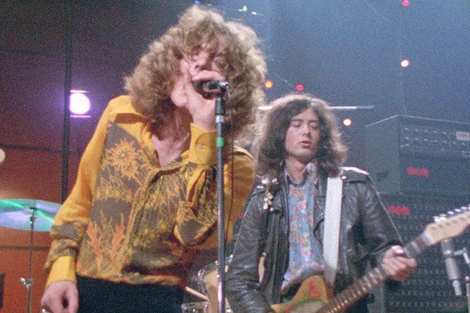 Robert Plant y Jimmy Page, voz y guitarra de un nombre clásico del rock