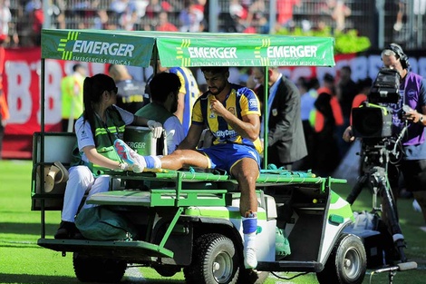 Mallo sufrió una lesión muscular en el clásico y no jugará al menos por tres semanas.  (Fuente: Fotobaires)