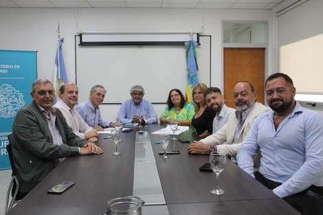 La presentación del convenio se realizó en el Minsterio de Trabajo bonaerense.