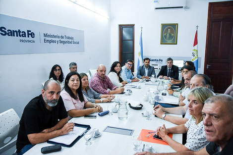 La paritaria docente se desarrolló durante la tarde.  (Fuente: Gentileza)