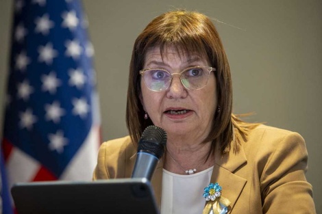 Patricia Bulllrich, ministra de Seguridad