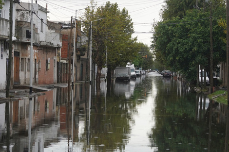 En Berisso el agua complicó, sin dramatismo.