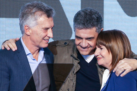 Mauricio y Jorge Macri con Patricia Bullrich, en otros tiempos.