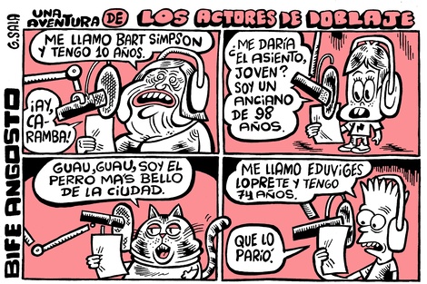Los actores de doblaje