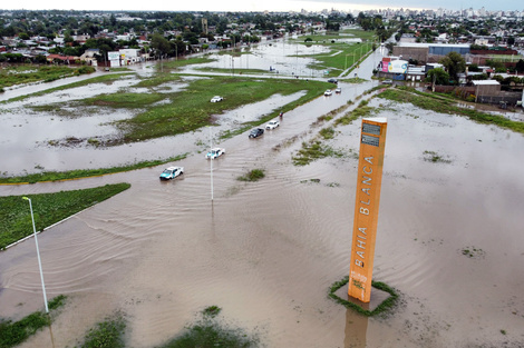 Un estudio del Conicet de 2012 alertaba sobre una posible inundación en Bahía Blanca