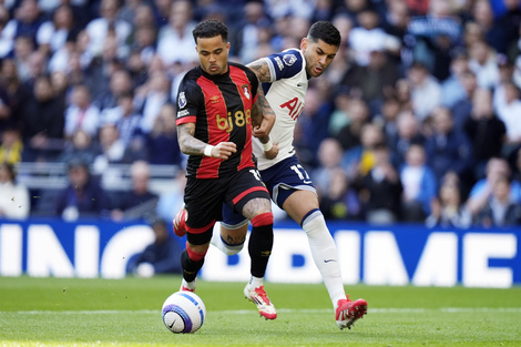 Cuti Romero jugó su primer partido del año en el empate de Tottenham y Bournemouth