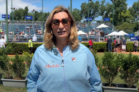 Mercedes Paz, capitana de la Selección Argentina de tenis