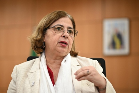 La ministra de Mujeres de Brasi, Aparecida Gonçalves .