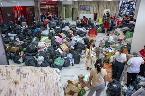 La ayuda que llegó a la sede social de Independiente