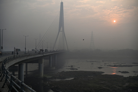 En India se respira el peor aire de la tierra.