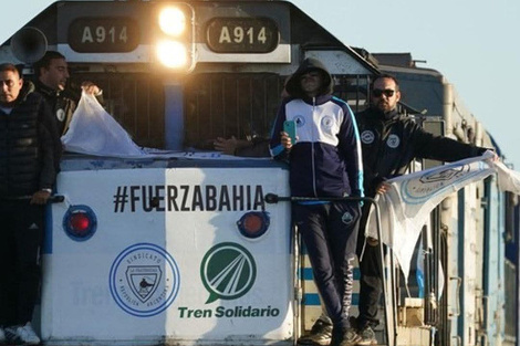 El Tren Solidario llegó ayer con 1300 toneladas de donaciones. 