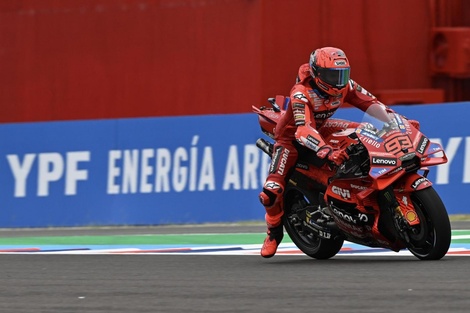 Marc Márquez, el viernes batió un récord sobre la pista de Termas de Río Hondo.