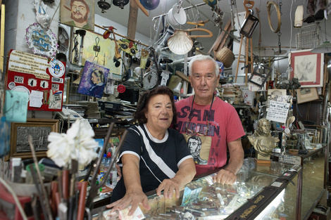 Irene Perpiñal y Eladio “Toto” González, en Bagatela.