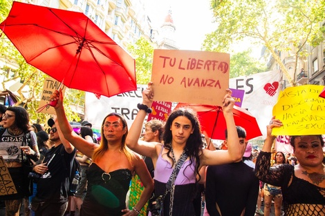 Marcha de las putas. Foto: Sebastián Freire