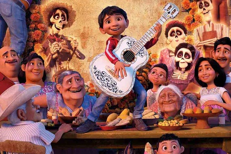 Una imagen de "Coco", que retrata las costumbres mexicanas