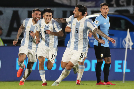 En el cierre de la fecha 13 de las Eliminatorias Sudamericanas Argentina venció a Uruguay