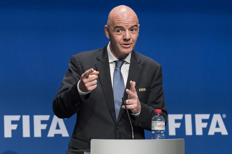 Gianni Infantino, presidente de la FIFA.