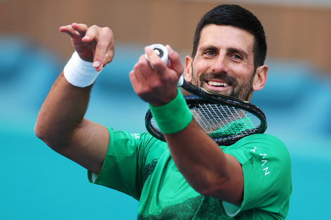 Djokivic festeja sus 410 triunfos en Masters 1000.