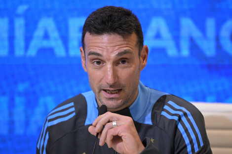 Lionel Scaloni: "La meta es tener la pelota y ser eficaz con ella"