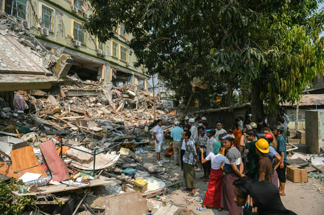 Devastador terremoto en Myanmar y Tailandia