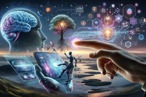 El programa de Inteligencia Artificial para recrear a fallecidos fue anunciado en un reportaje alemán.  (Fuente: Gentileza)