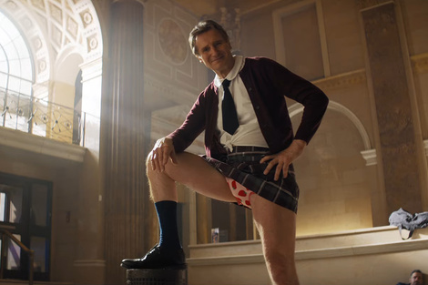 Liam Neeson lidera el trailer del reboot de "La Pistola Desnuda" y desata un caos hilarante