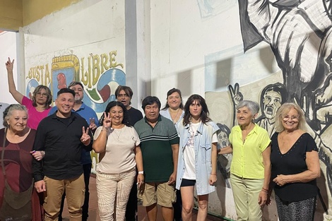 Los candidatos de Rosario Justa, Libre y Soberana. 