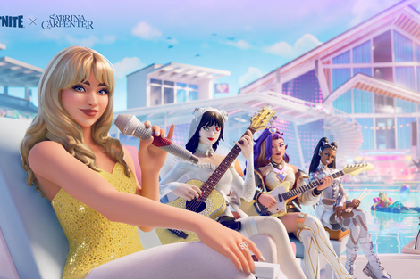 Sabrina Carpenter debuta en "Fortnite" y ofrece una experiencia única sus fanáticos
