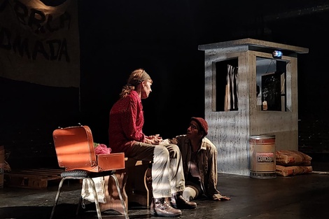Mónica Driollet y Bruno Mux en "Madrijo".