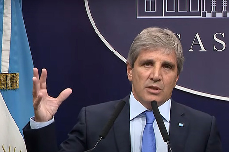 El ministro Luis Caputo consiguió un fuerte respaldo del FMI. (Fuente: NA)