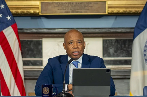 Eric Adams, alcalde de Nueva York. (Fuente: EFE)