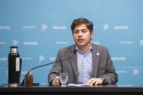 Axel Kicillof, gobernador de la provincia de Buenos Aires. 