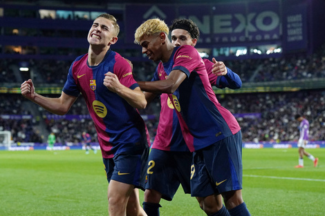 Liga de España: Barcelona batió a Valladolid y sigue mandando arriba