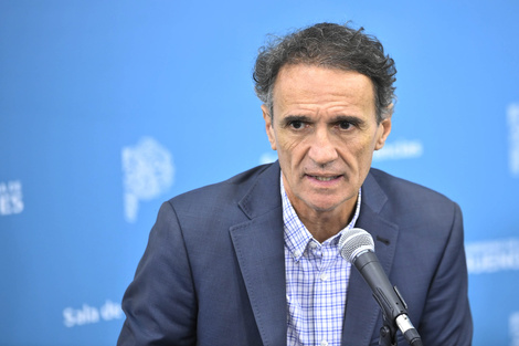 Gabriel Katopodis durante la conferencia del lunes.  (Fuente: Prensa)