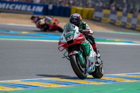 El piloto francés Johann Zarco (Team LCR) sacó provecho en Le Mans 