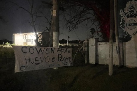 "Huevo o plomo": aparecieron mensajes amenazantes contra el presidente de Gimnasia de La Plata