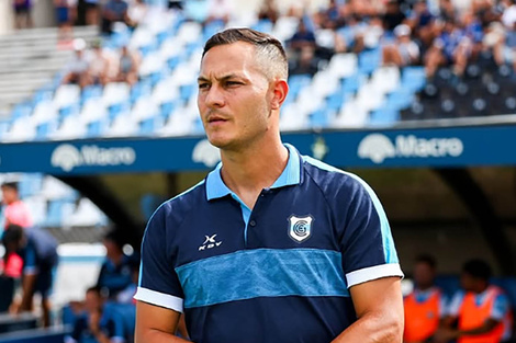 Matías Modolo, DT de Gimnasia y Esgrima de Jujuy (Fuente: Redes sociales)