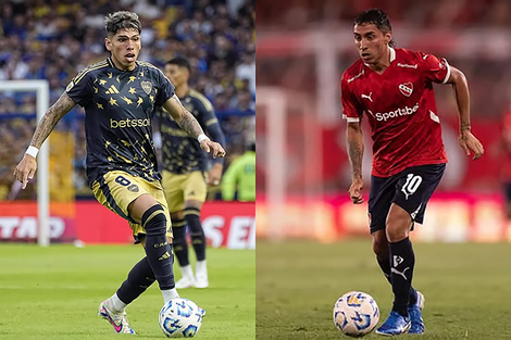 Carlos Palacios y Luciano Cabral, duelo chileno en el Boca-Independiente que se viene. (Fuente: Redes sociales)