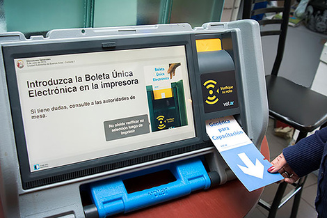 Para las elecciones 2025 en CABA se optó por la Boleta Única Electrónica.
