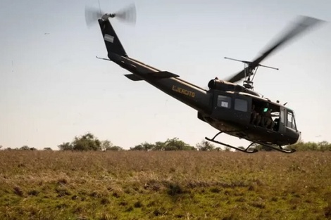 Rescataron a 37 niños de un bus en la Ruta 9 en helicóptero
